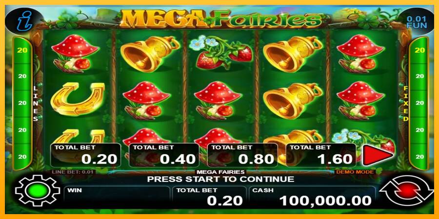 Mega Fairies macchina da gioco per soldi, immagine 1