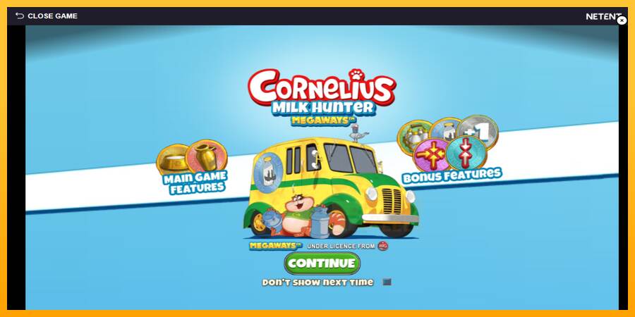 Cornelius Milk Hunter Megaways macchina da gioco per soldi, immagine 1