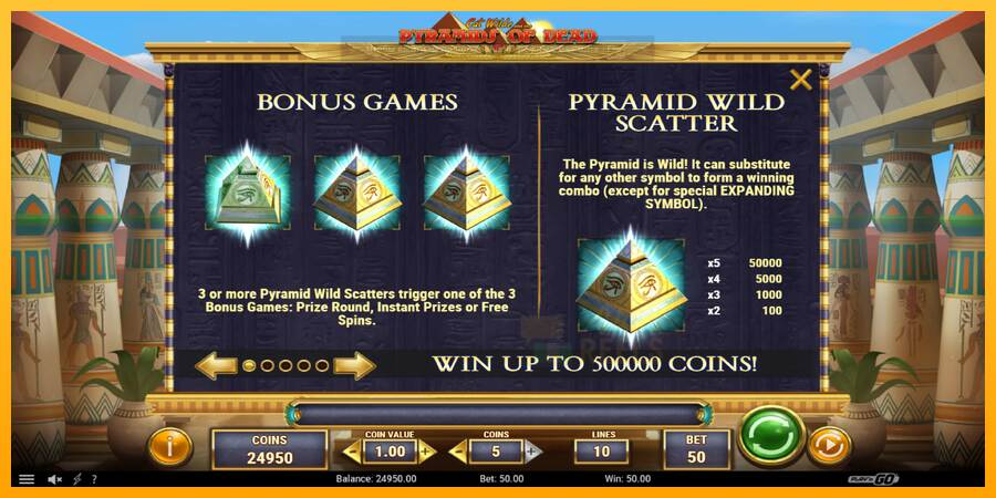 Cat Wilde and the Pyramids of Dead macchina da gioco per soldi, immagine 5