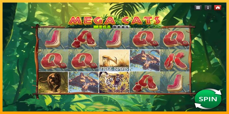 Mega Cats Mega Reel macchina da gioco per soldi, immagine 1