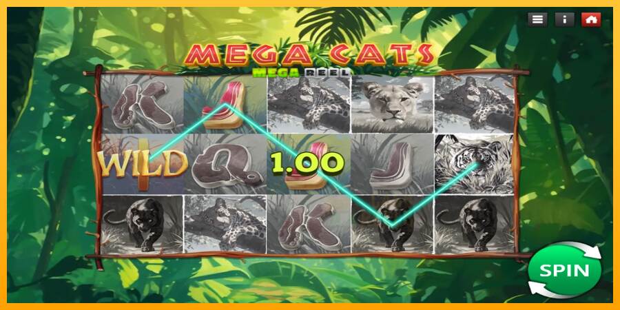 Mega Cats Mega Reel macchina da gioco per soldi, immagine 3