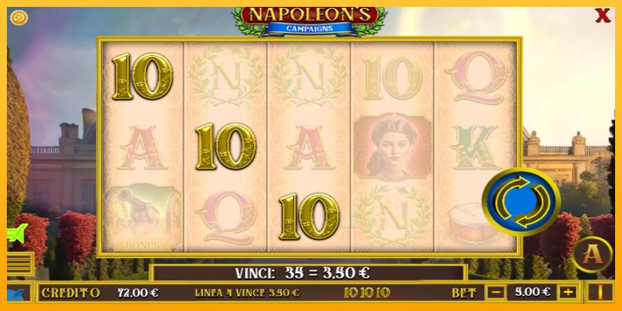 Napoleons Campaigns macchina da gioco per soldi, immagine 3