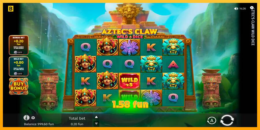 Aztecs Claw Wild Dice macchina da gioco per soldi, immagine 2