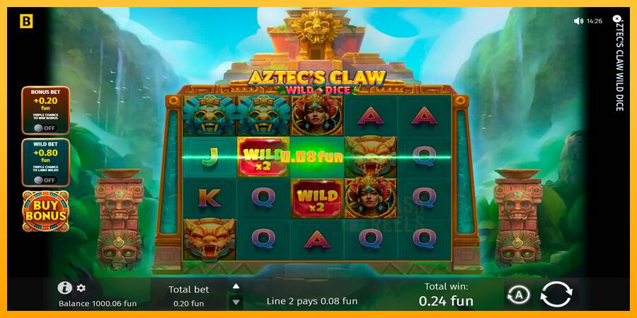 Aztecs Claw Wild Dice macchina da gioco per soldi, immagine 4