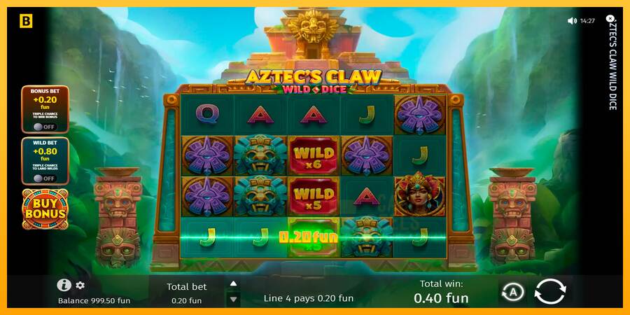 Aztecs Claw Wild Dice macchina da gioco per soldi, immagine 6