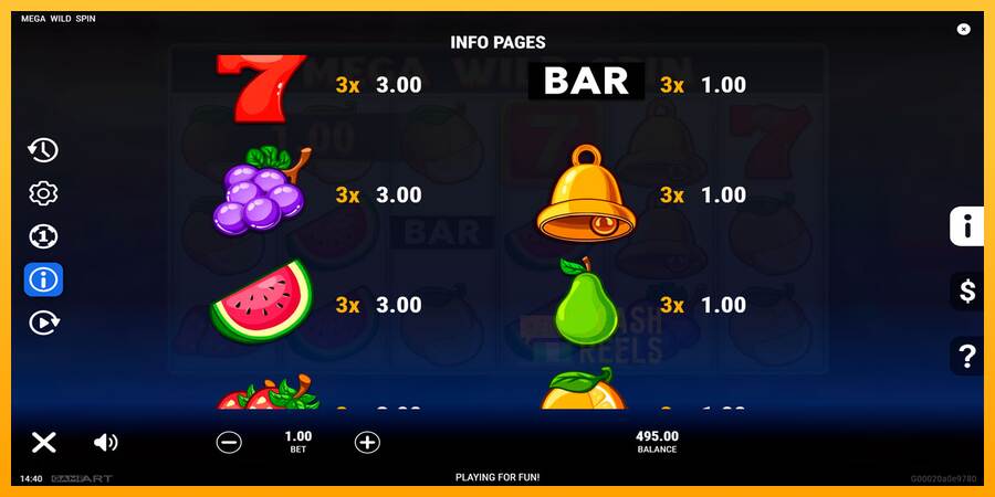 Mega Wild Spin macchina da gioco per soldi, immagine 6