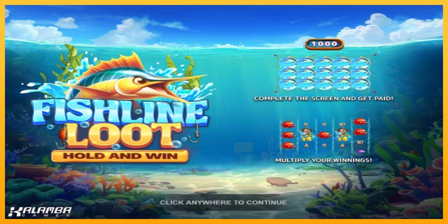 Fishline Loot Hold and Win macchina da gioco per soldi, immagine 1