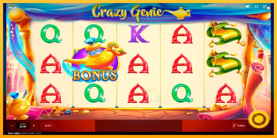 Crazy Genie macchina da gioco per soldi, immagine 2