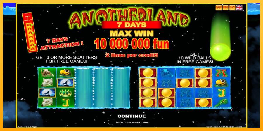 7 Days Anotherland macchina da gioco per soldi, immagine 1