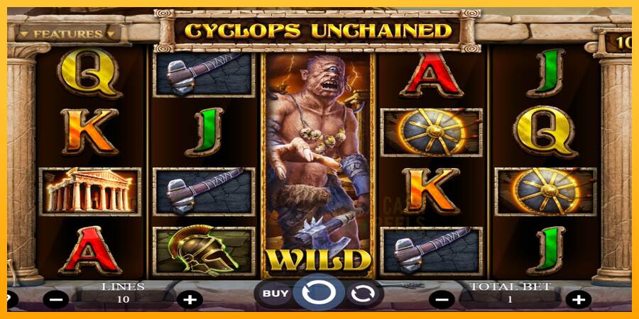 Cyclops Unchained macchina da gioco per soldi, immagine 1