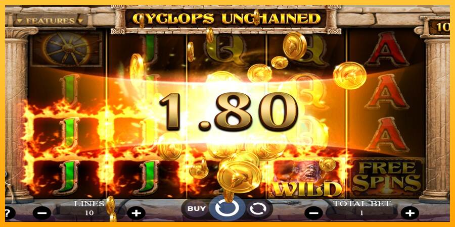 Cyclops Unchained macchina da gioco per soldi, immagine 3