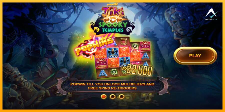 TikiPop Spooky Temples macchina da gioco per soldi, immagine 1