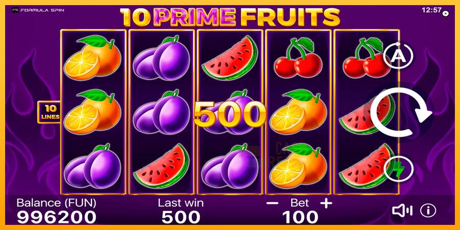 10 Prime Fruits macchina da gioco per soldi, immagine 4