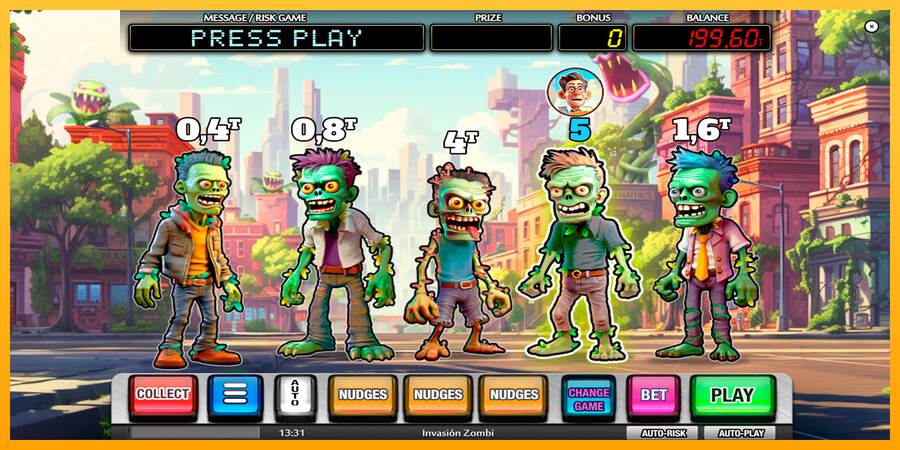 Invasion Zombie macchina da gioco per soldi, immagine 2