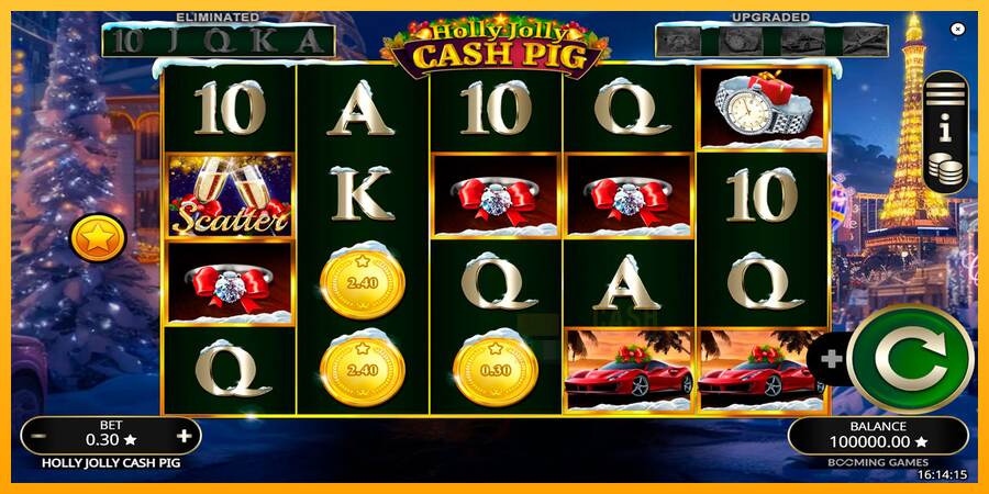 Holly Jolly Cash Pig macchina da gioco per soldi, immagine 1