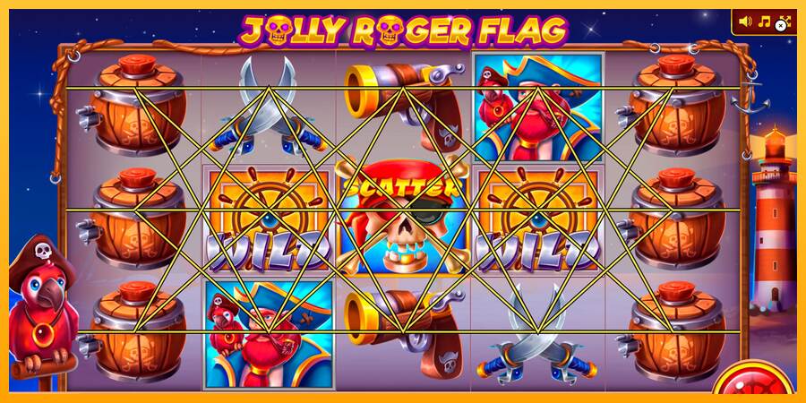 Jolly Roger Flag macchina da gioco per soldi, immagine 1