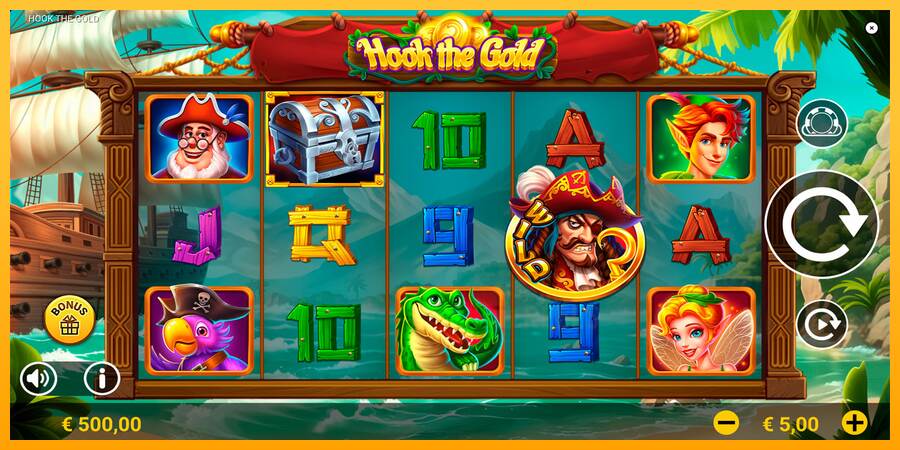 Hook The Gold macchina da gioco per soldi, immagine 1