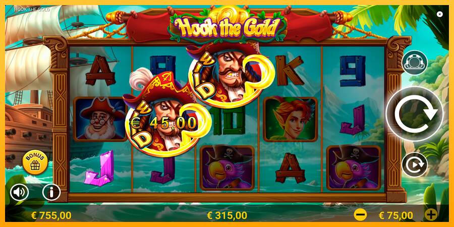 Hook The Gold macchina da gioco per soldi, immagine 3