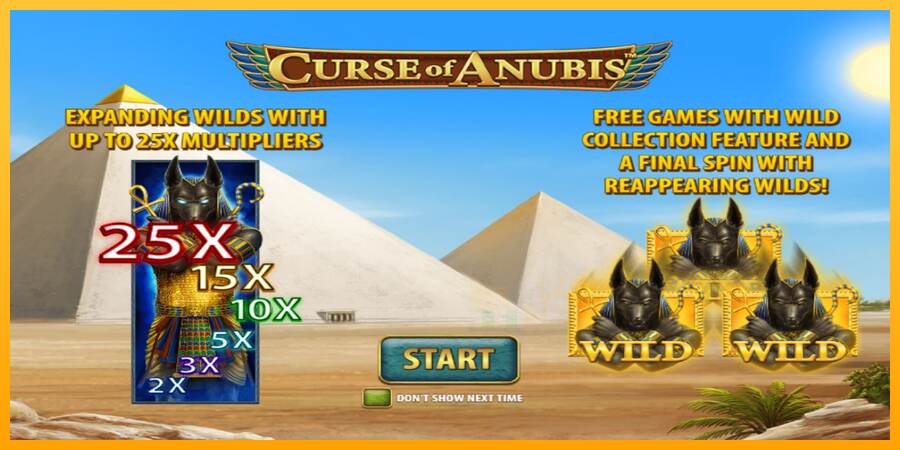 Curse of Anubis macchina da gioco per soldi, immagine 1