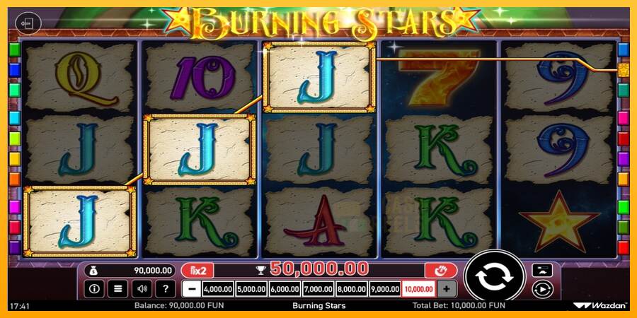 Burning Stars macchina da gioco per soldi, immagine 2