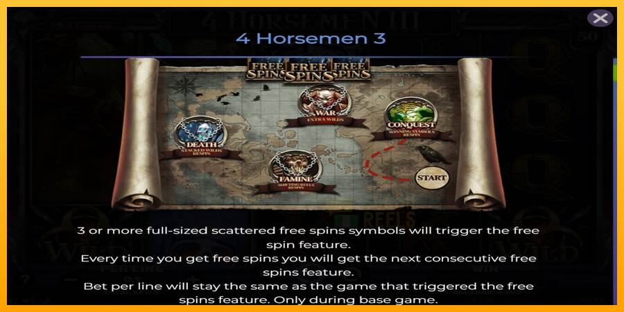 4 Horsemen III macchina da gioco per soldi, immagine 4