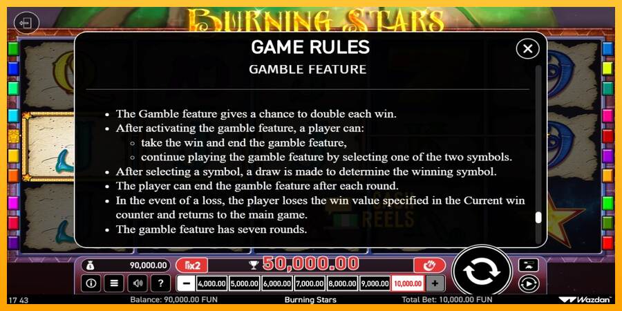 Burning Stars macchina da gioco per soldi, immagine 4