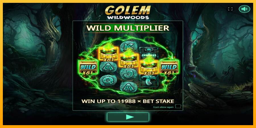 Golem Wildwoods macchina da gioco per soldi, immagine 1