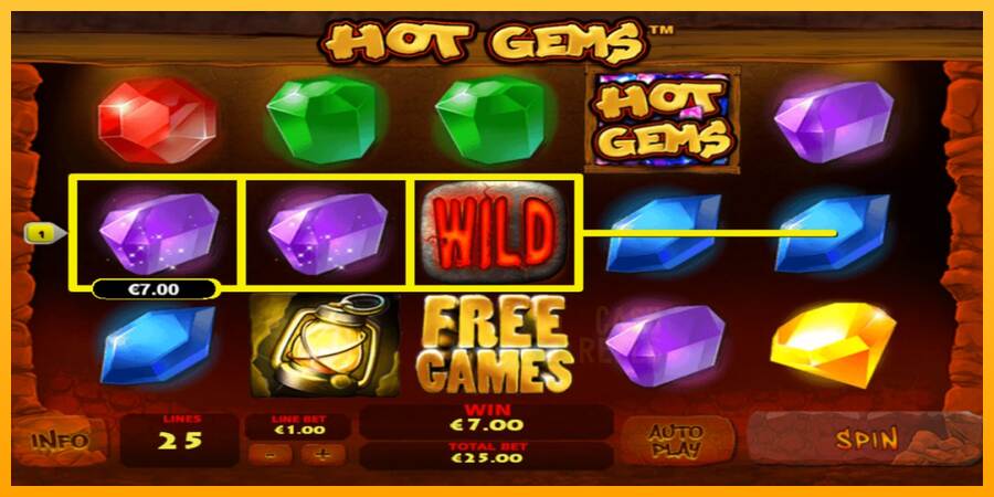 Hot Gems macchina da gioco per soldi, immagine 2