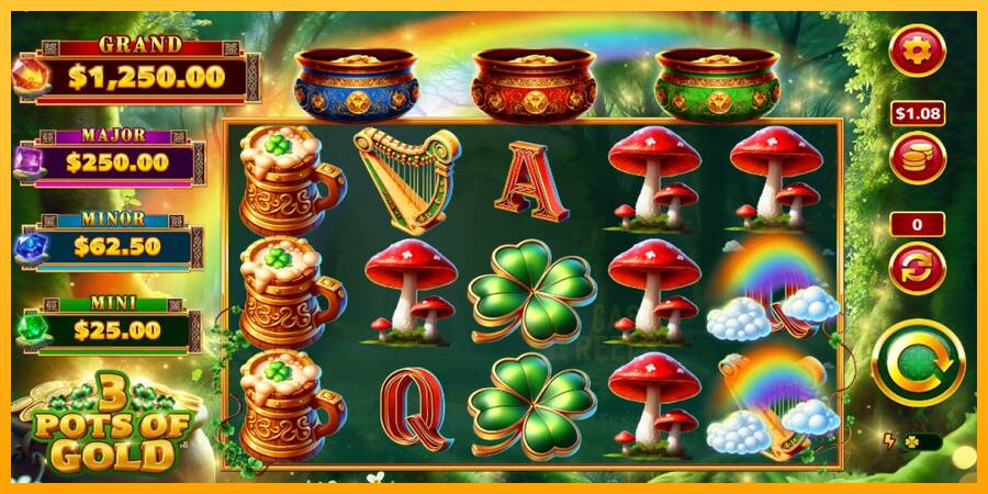 3 Pots O Gold macchina da gioco per soldi, immagine 2