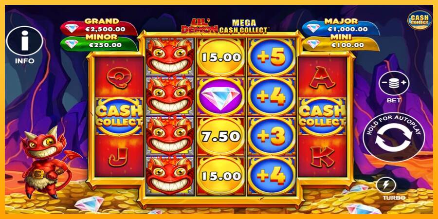 Lil Demon Mega Cash Collect macchina da gioco per soldi, immagine 1