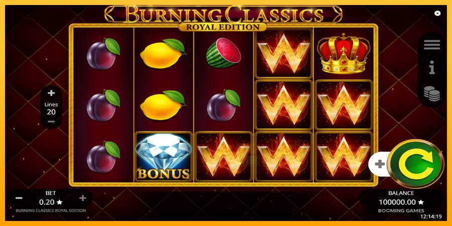 Burning Classics Royal Edition macchina da gioco per soldi, immagine 2