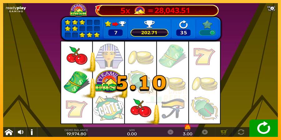 Pyramids of Cash with Reel Bingo macchina da gioco per soldi, immagine 4