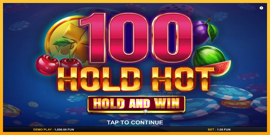 100 Hold Hot Hold and Win macchina da gioco per soldi, immagine 1