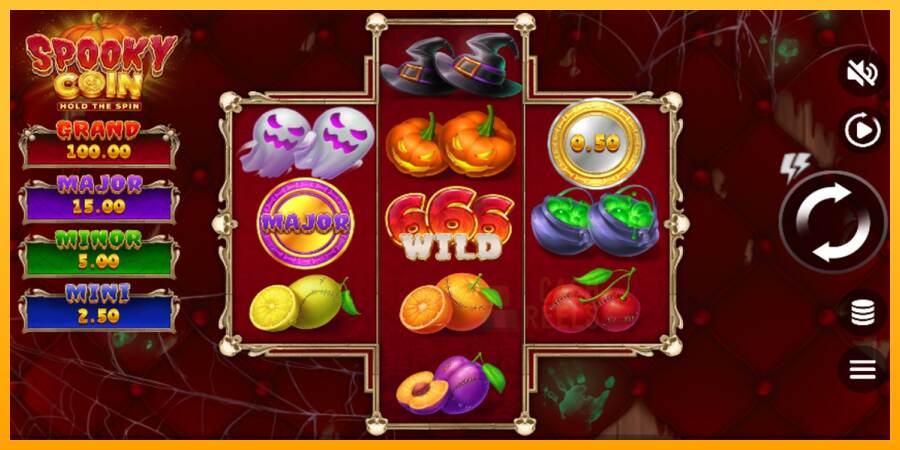 Spooky Coin Hold The Spin macchina da gioco per soldi, immagine 1