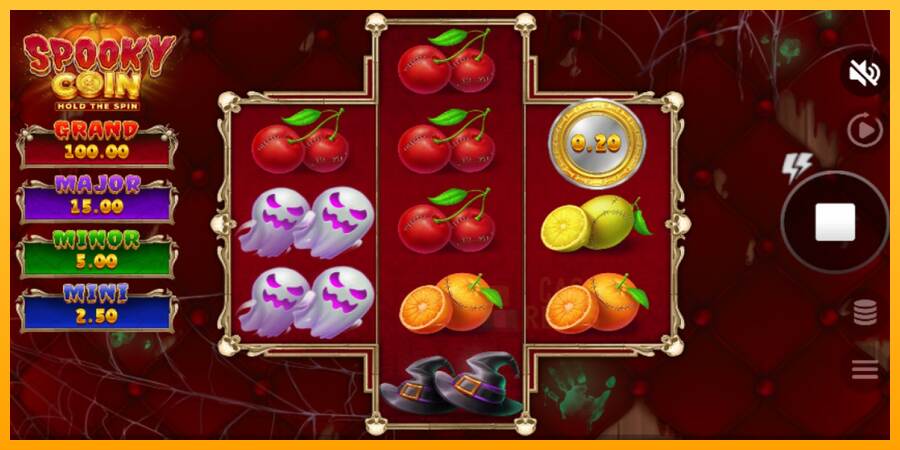 Spooky Coin Hold The Spin macchina da gioco per soldi, immagine 2