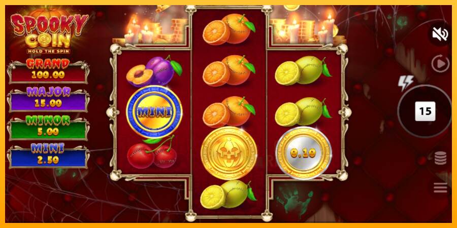 Spooky Coin Hold The Spin macchina da gioco per soldi, immagine 4