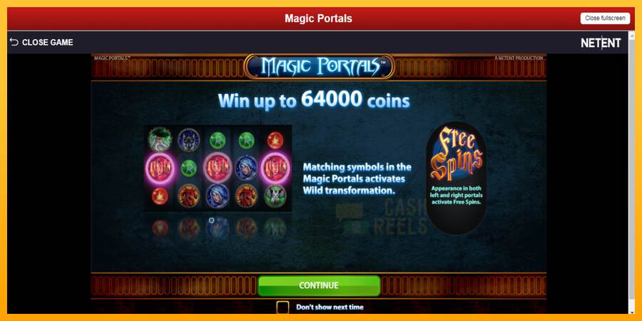 Magic Portals macchina da gioco per soldi, immagine 1