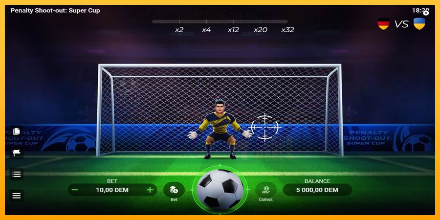 Penalty Shoot-Out: Super Cup macchina da gioco per soldi, immagine 2