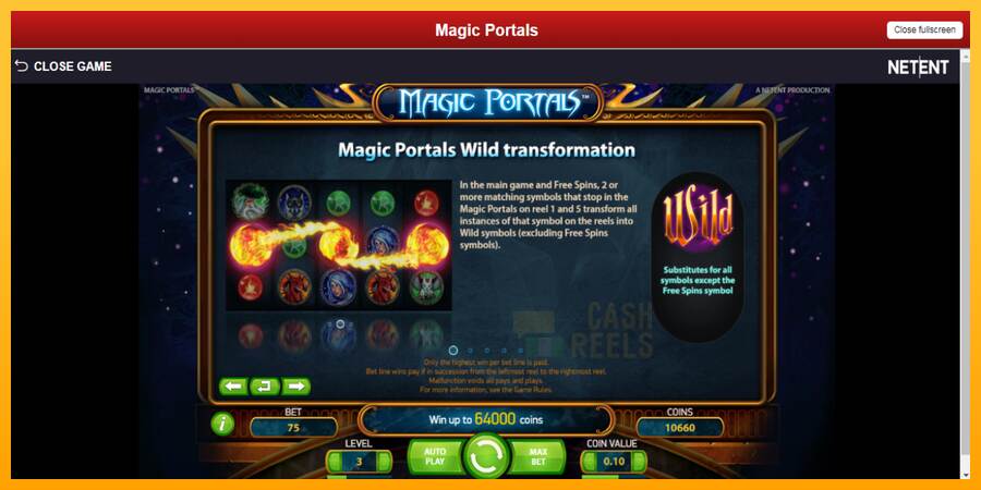 Magic Portals macchina da gioco per soldi, immagine 5