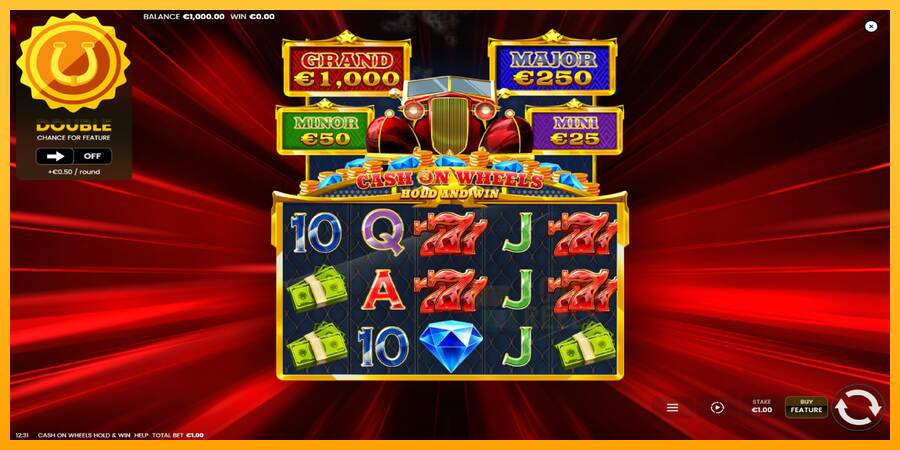 Cash on Wheels Hold and Win macchina da gioco per soldi, immagine 2