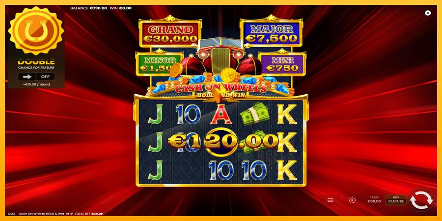 Cash on Wheels Hold and Win macchina da gioco per soldi, immagine 3