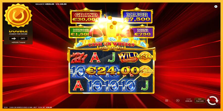 Cash on Wheels Hold and Win macchina da gioco per soldi, immagine 4