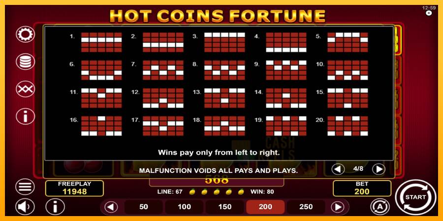 Hot Coins Fortune macchina da gioco per soldi, immagine 7