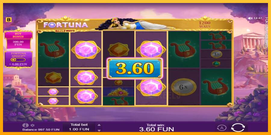 Fortuna Trueways macchina da gioco per soldi, immagine 3