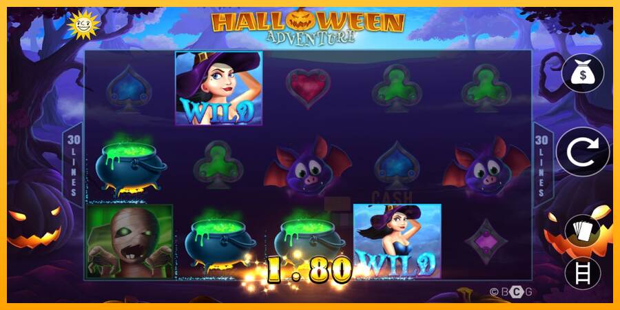 Halloween Adventure macchina da gioco per soldi, immagine 3