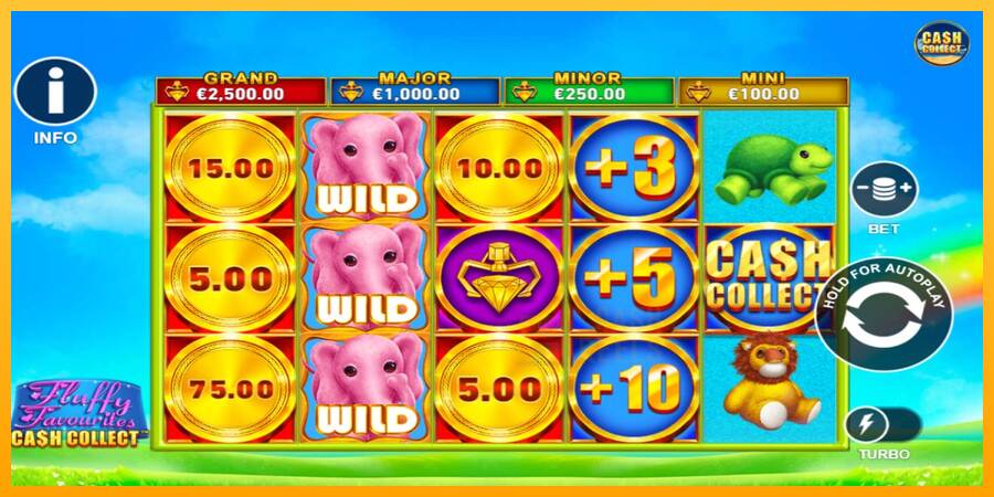 Fluffy Favourites Cash Collect macchina da gioco per soldi, immagine 1