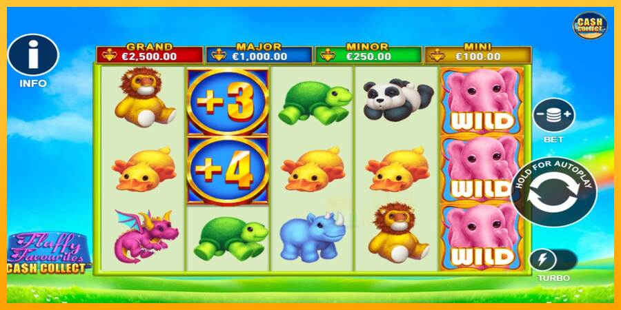 Fluffy Favourites Cash Collect macchina da gioco per soldi, immagine 2