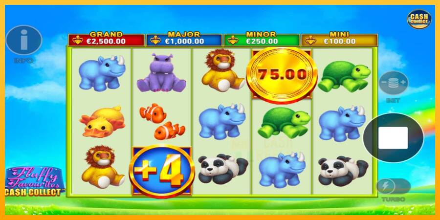 Fluffy Favourites Cash Collect macchina da gioco per soldi, immagine 4