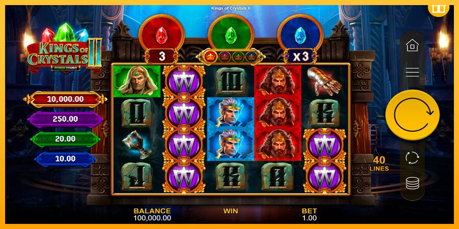 Kings of Crystals II Power Combo macchina da gioco per soldi, immagine 1