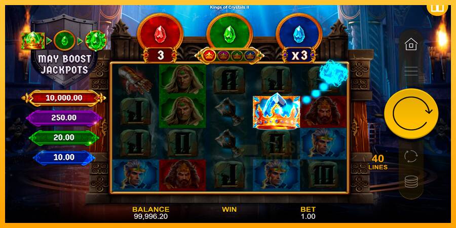 Kings of Crystals II Power Combo macchina da gioco per soldi, immagine 3